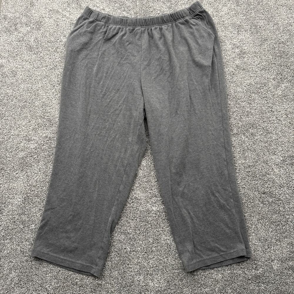 Woman Within Capri Pants Womens 3X Petite Lagenlook Comfort Stretch Y2K Inspired